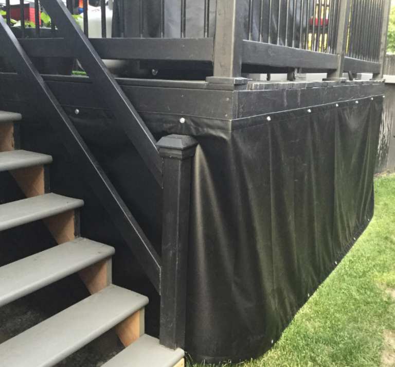 Deck skirting Deck skirting