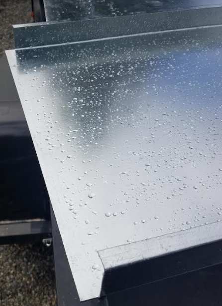 Formed sheet metal top Formed sheet metal top