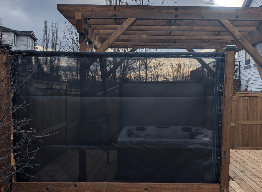 90% Super HD Mesh Privacy Tarp 90% Super HD Mesh Privacy Tarp