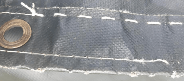 Completed DIY sew repair Completed DIY sew repair