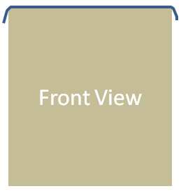 Travel Trailer Cover - Front View Travel Trailer Cover - Front View